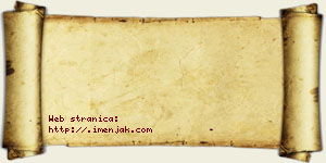 Trnjina Đaković vizit kartica